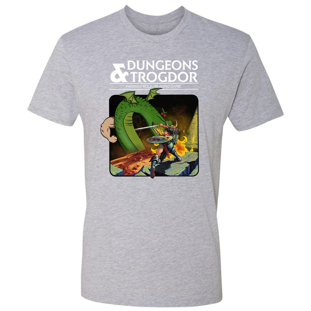 Trogdor Premium Unisex T-Shirt - Heather Grey - 9