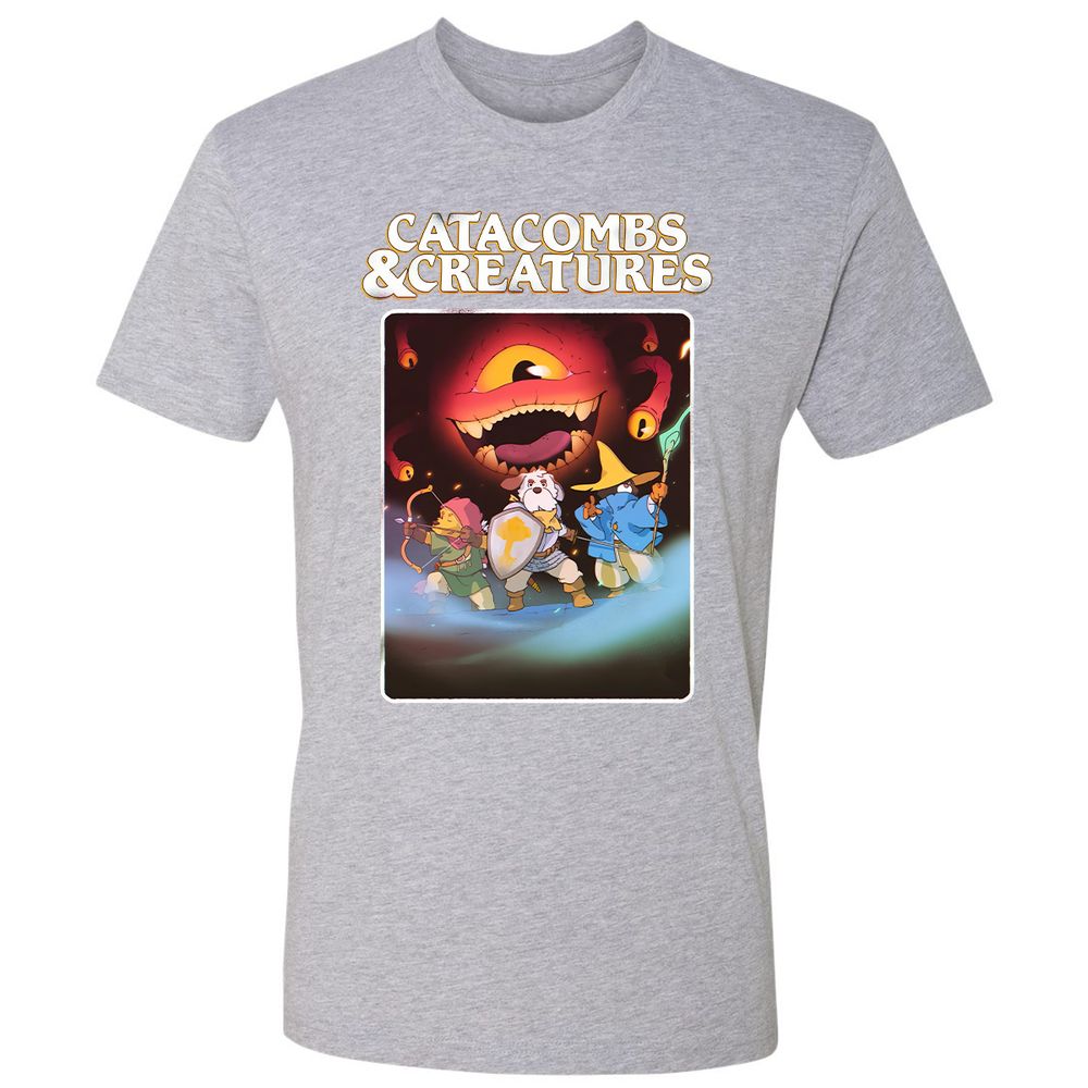 Catacombs & Creatures Premium Unisex T-Shirt - Heather Grey - 9