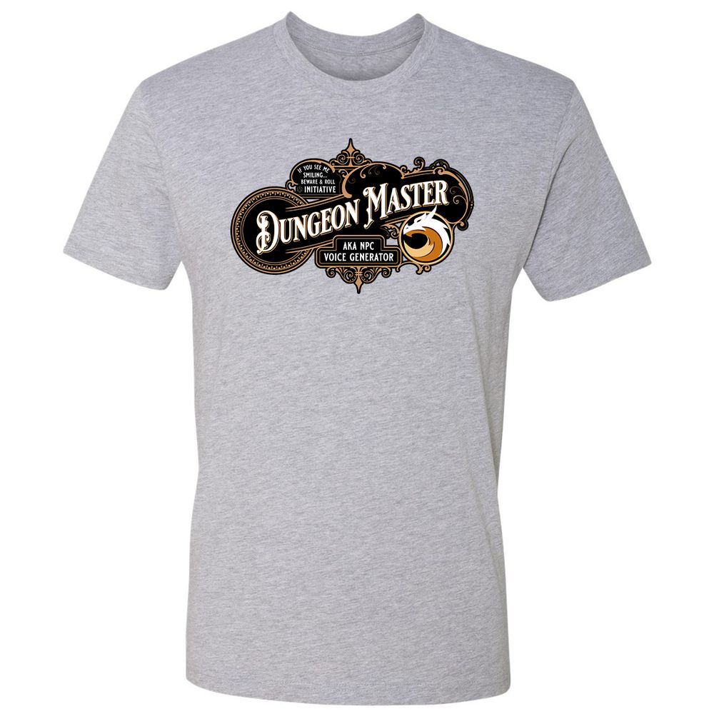 Dungeon Master Premium Unisex T-Shirt - Heather Grey - 9