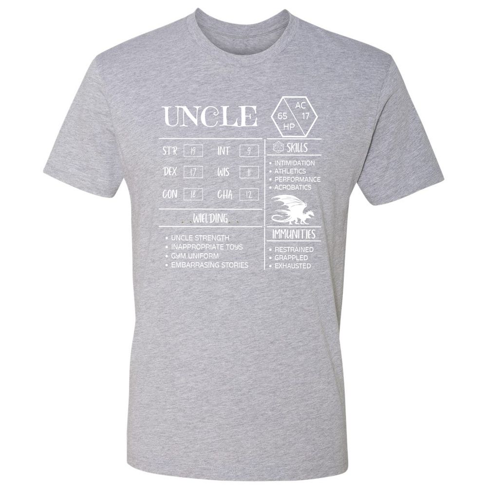 Uncle Stats 2 Premium Unisex T-Shirt - Heather Grey - 9
