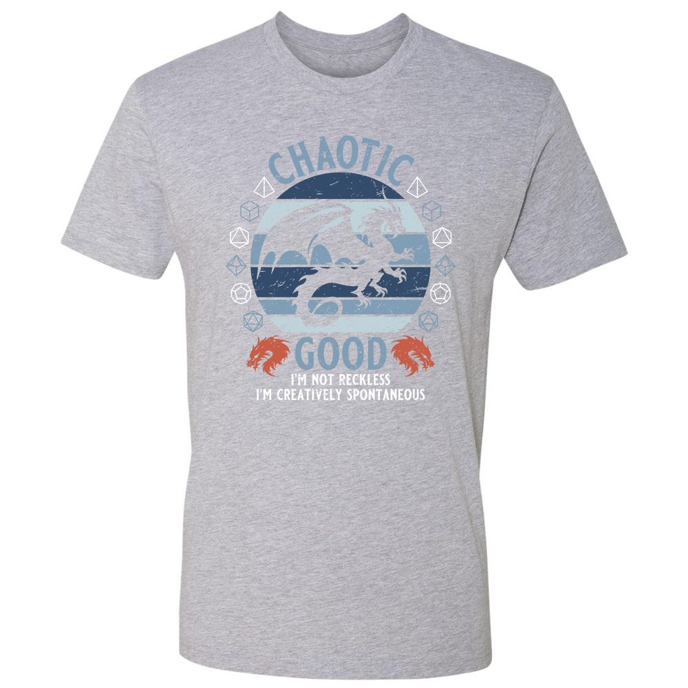 Chaotic Good 2 Premium Unisex T-Shirt - Heather Grey - 9