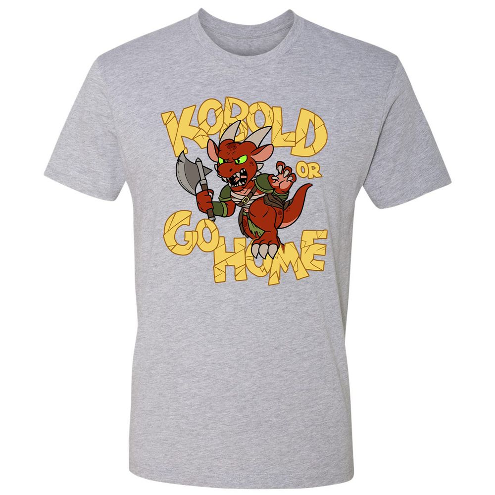 Kobold Or Go Home Premium Unisex T-Shirt - Heather Grey - 9