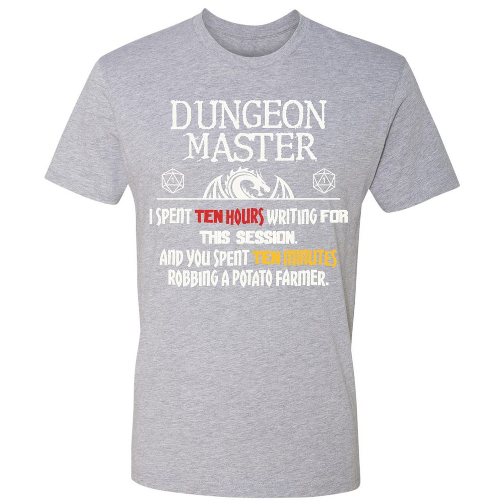 Dungeon Master Chaos Meme Premium Unisex T-Shirt - Heather Grey - 9