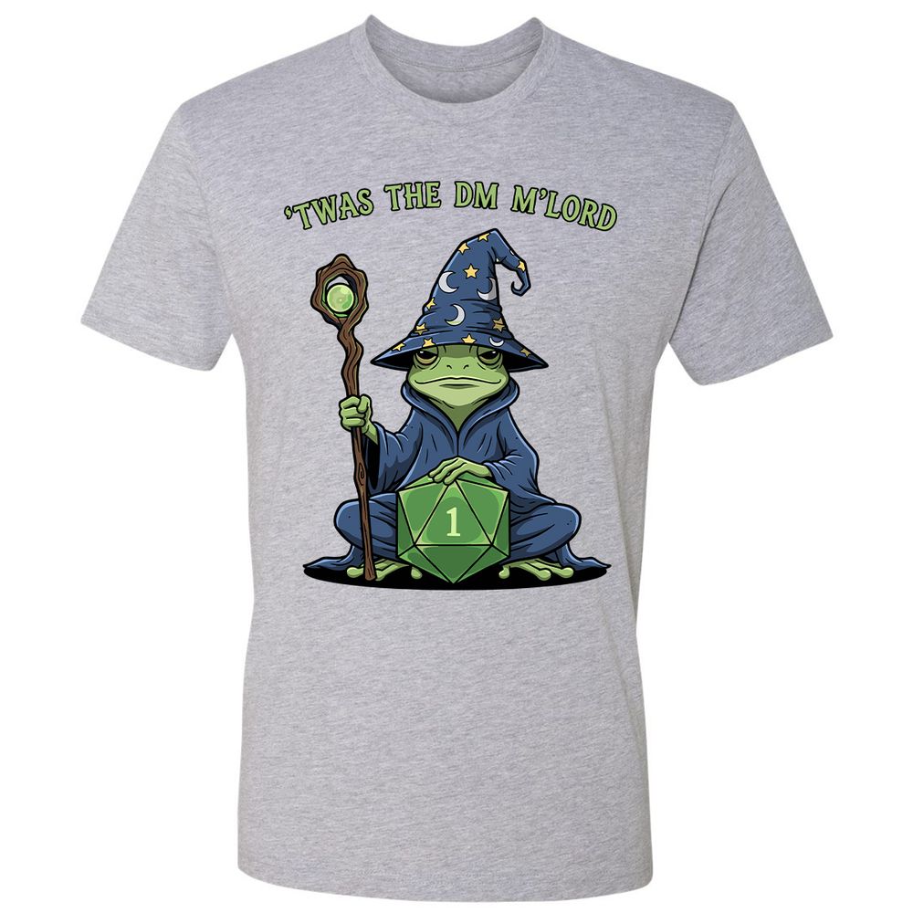 Twas the DM M’lord Premium Unisex T-Shirt - Heather Grey - 9