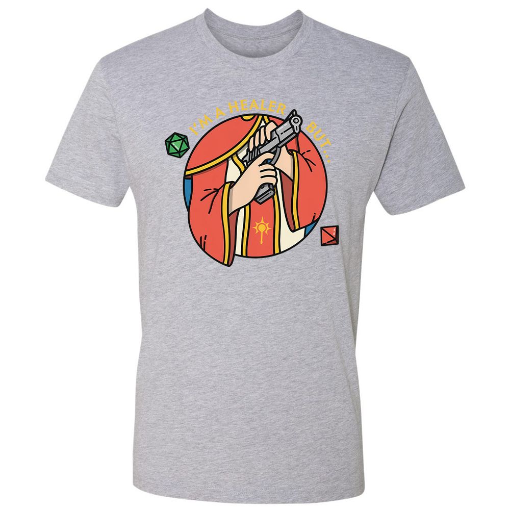I'm A Healer But Premium Unisex T-Shirt - Heather Grey - 9