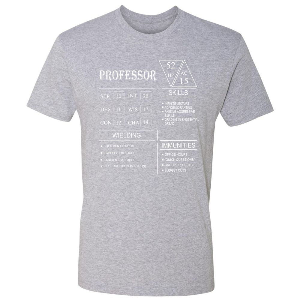 Professor New Premium Unisex T-Shirt - Heather Grey - 9
