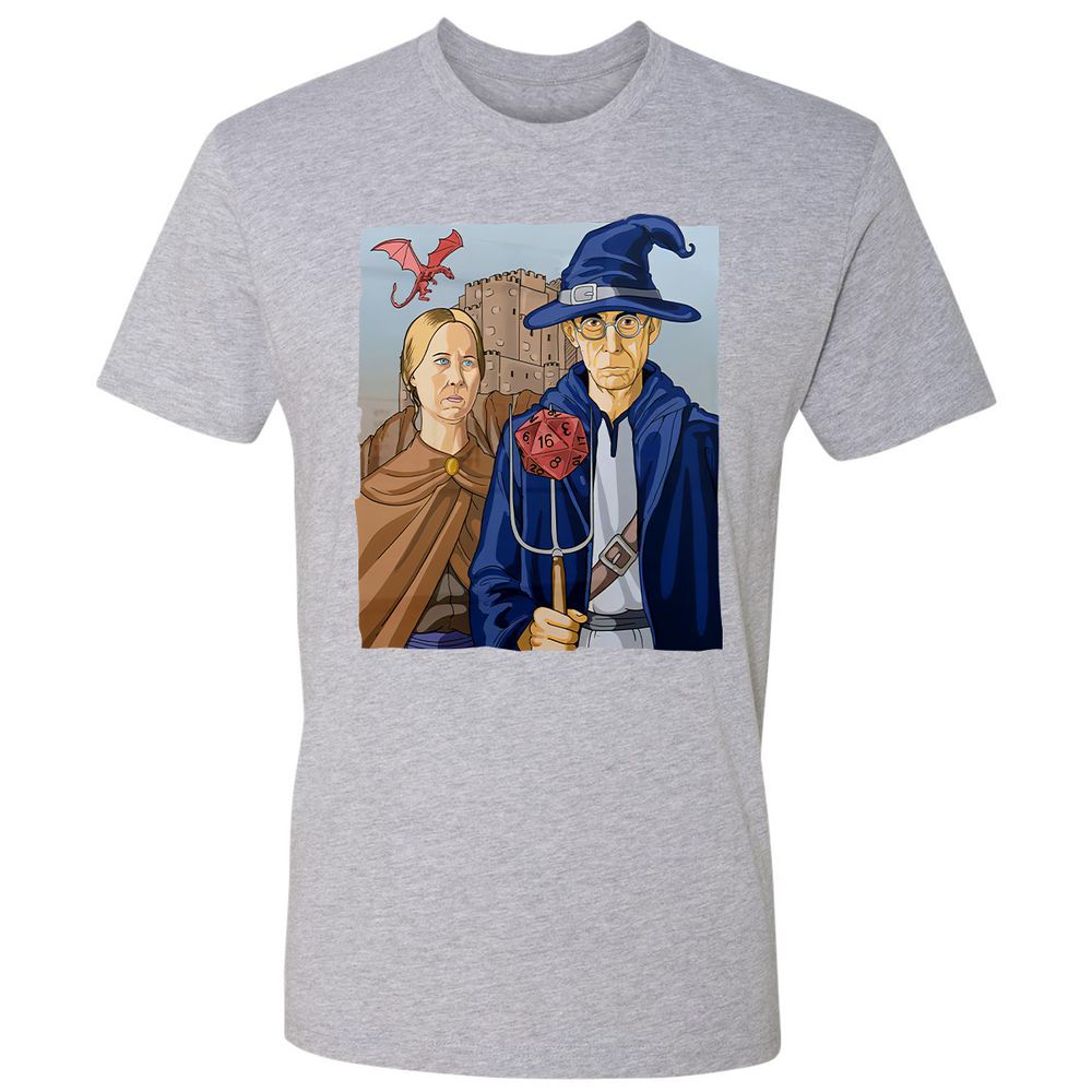 DnD Gothic Premium Unisex T-Shirt - Heather Grey - 9