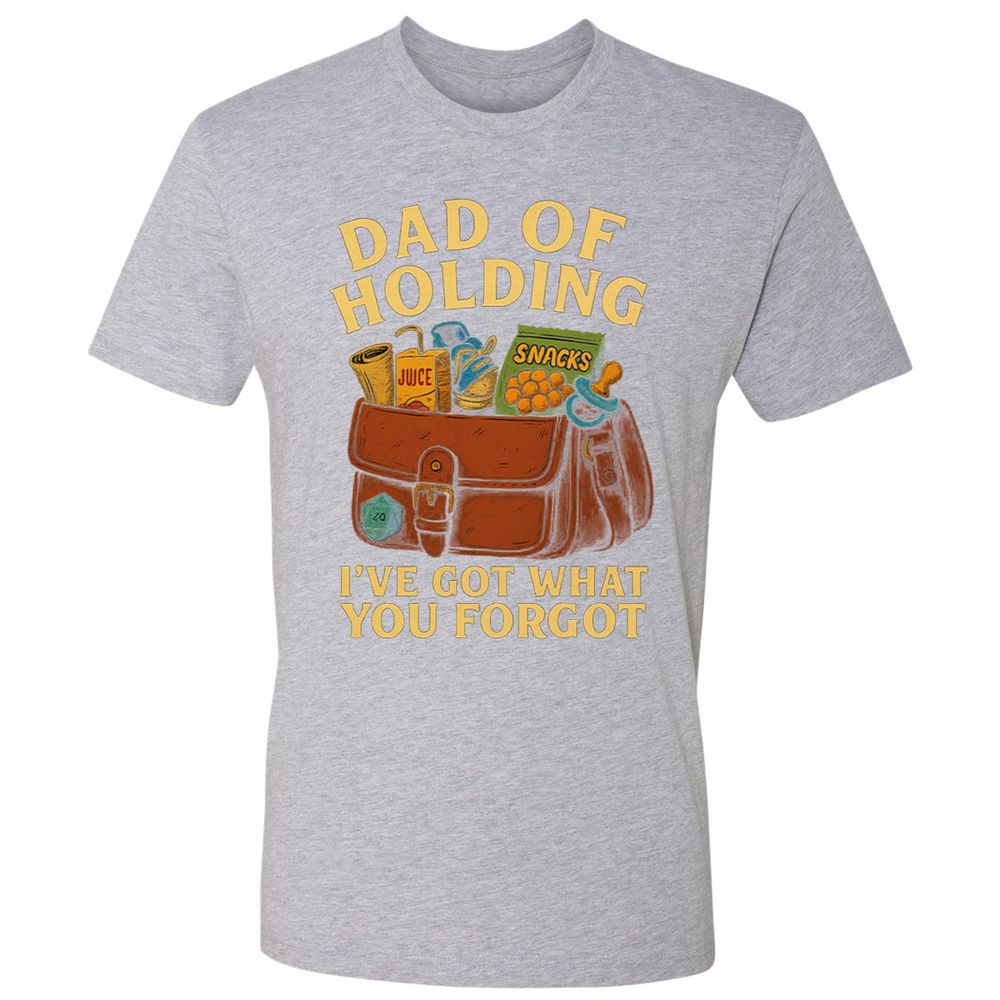 Dad Of Holding Premium Unisex T-Shirt - Heather Grey - 9