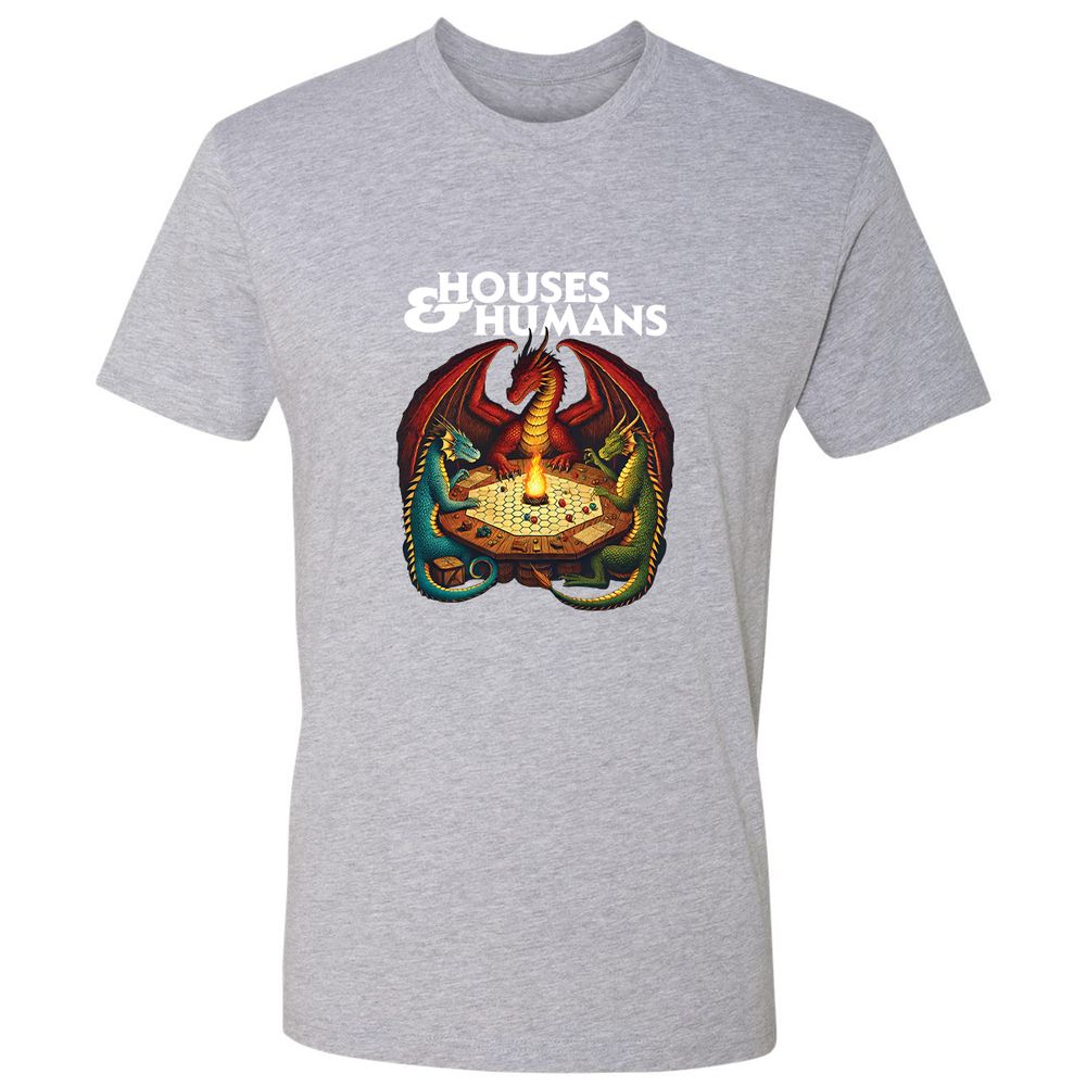 Houses & Humans Premium Unisex T-Shirt - Heather Grey - 9