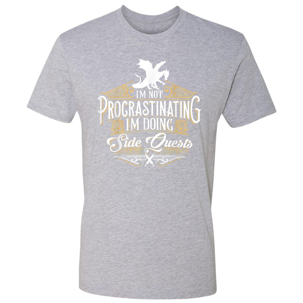 I'm Doing Side Quests Premium Unisex T-Shirt - Heather Grey - 9