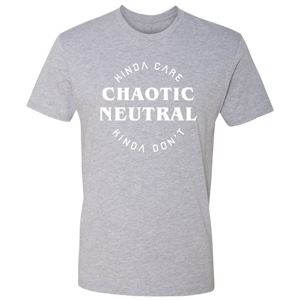 Chaotic Neutral Premium Unisex T-Shirt - Heather Grey - 9