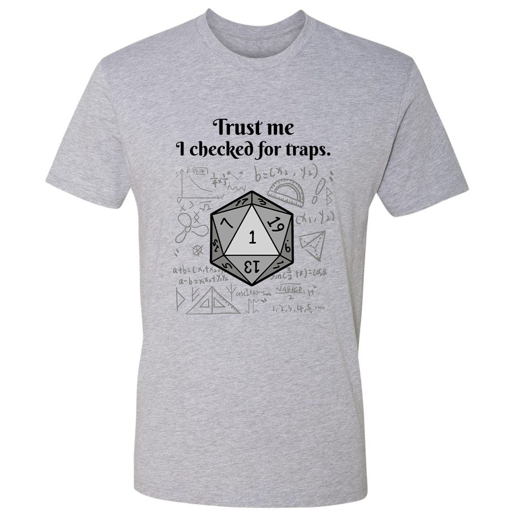 Trust me, I checked for traps. Premium Unisex T-Shirt - Heather Grey - 9