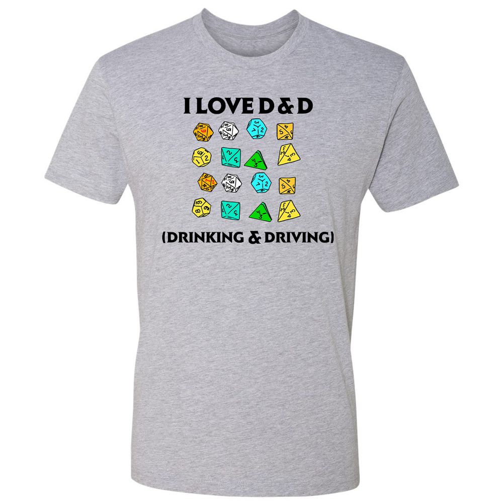 Drinking & Driving Premium Unisex T-Shirt - Heather Grey - 9