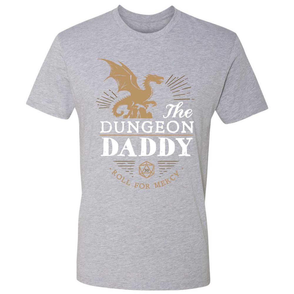 Dungeon Daddy Roll For Mercy Premium Unisex T-Shirt - Heather Grey - 9