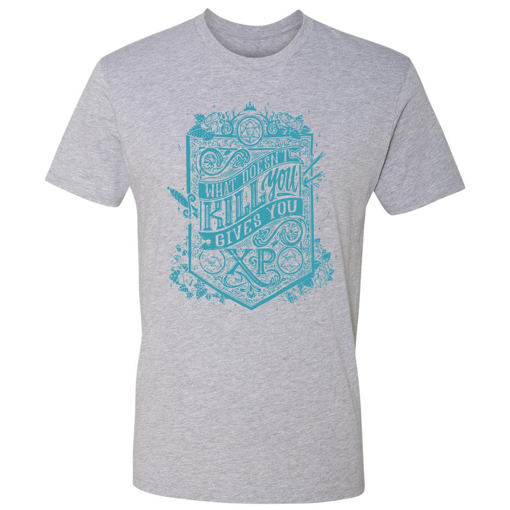 What Doesn't Kill You Gives You XP Premium Unisex T-Shirt - Heather Grey - 9