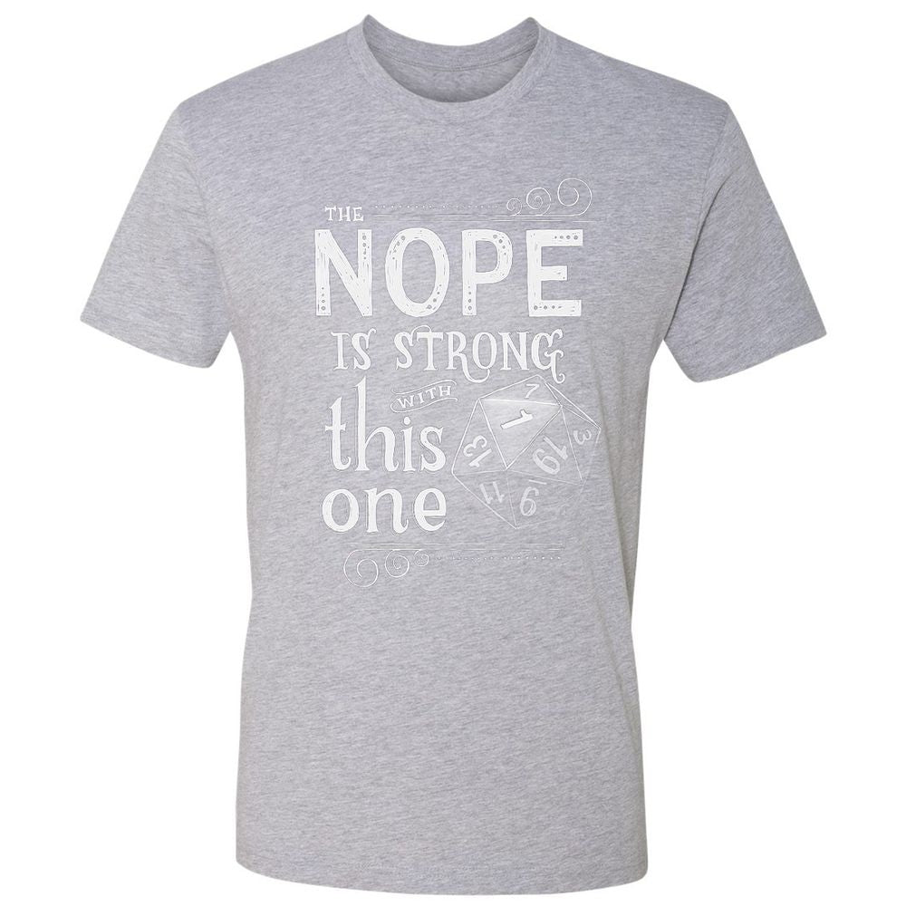 The NOPE is Strong with This One Premium Unisex T-Shirt - Heather Grey - 9
