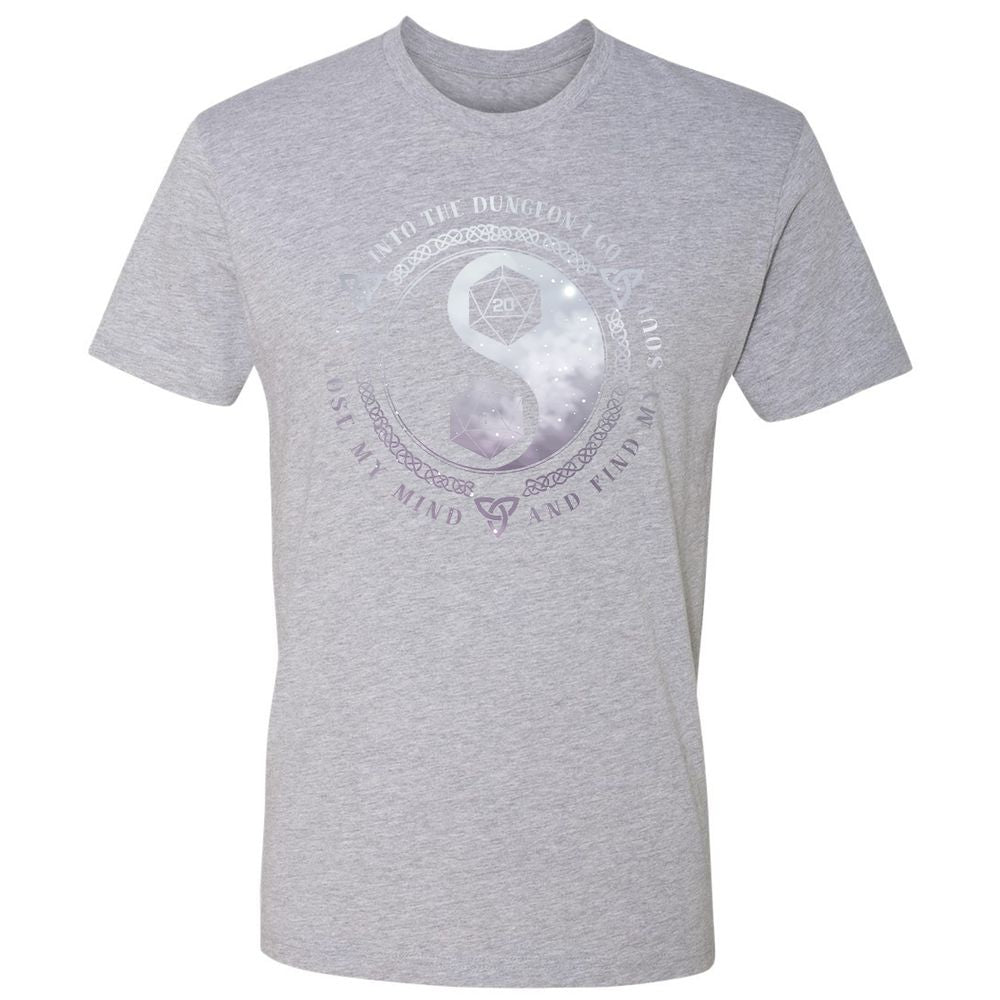 Into The Dungeon I Go Premium Unisex T-Shirt - Heather Grey - 9