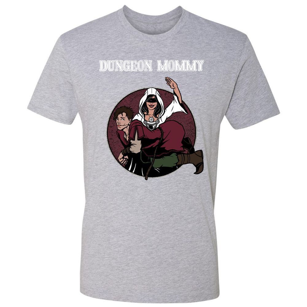 Dominant Dungeon Mommy Premium Unisex T-Shirt - Heather Grey - 9