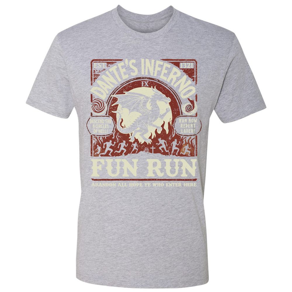 Dante’s Inferno Fun Run – Faerun Fantasy - Heather Grey - 9