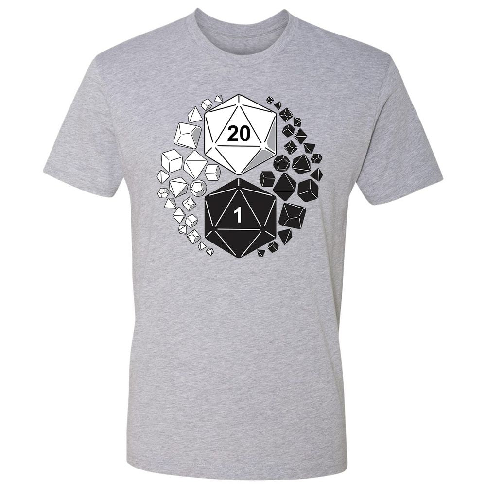 Gaming Yin Yang Premium Unisex T-Shirt - Heather Grey - 9