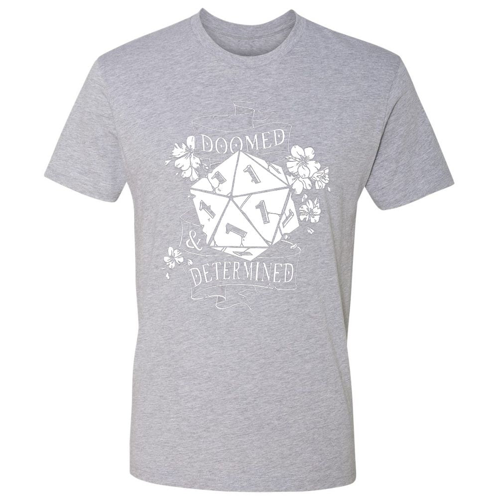 Doomed Determined Premium Unisex T-Shirt - Heather Grey - 9