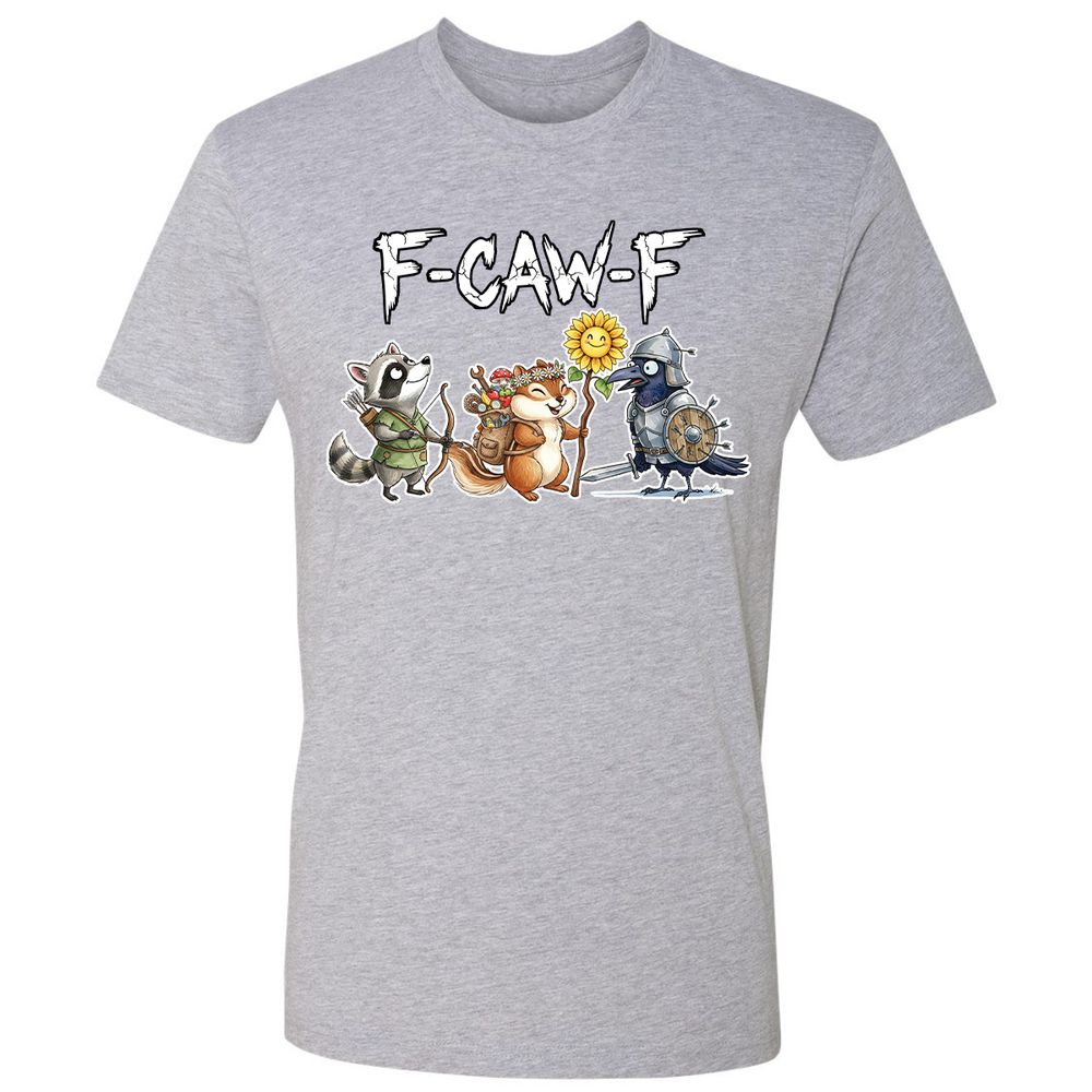 F-CAW-F Adventuring party Premium Unisex T-Shirt - Heather Grey - 9