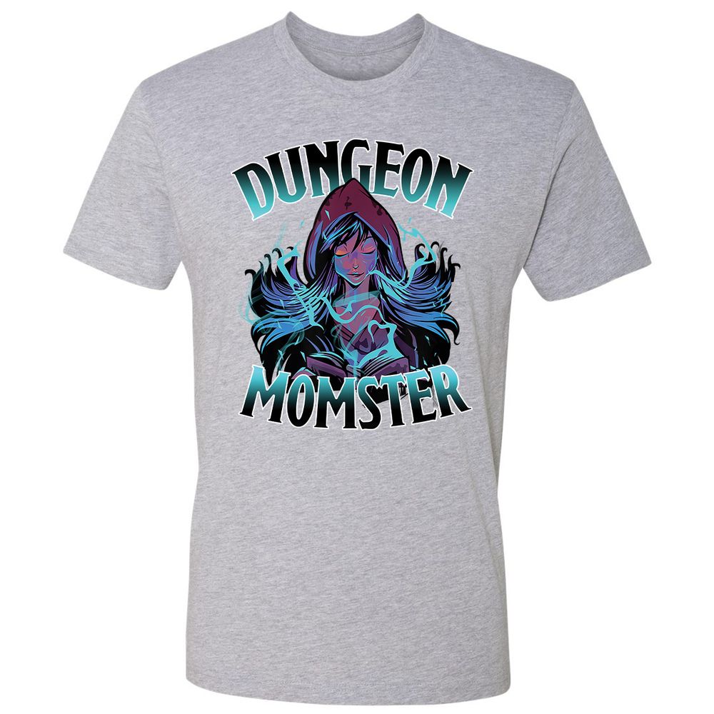 Dungeon Momster Premium Unisex T-Shirt - Heather Grey - 9