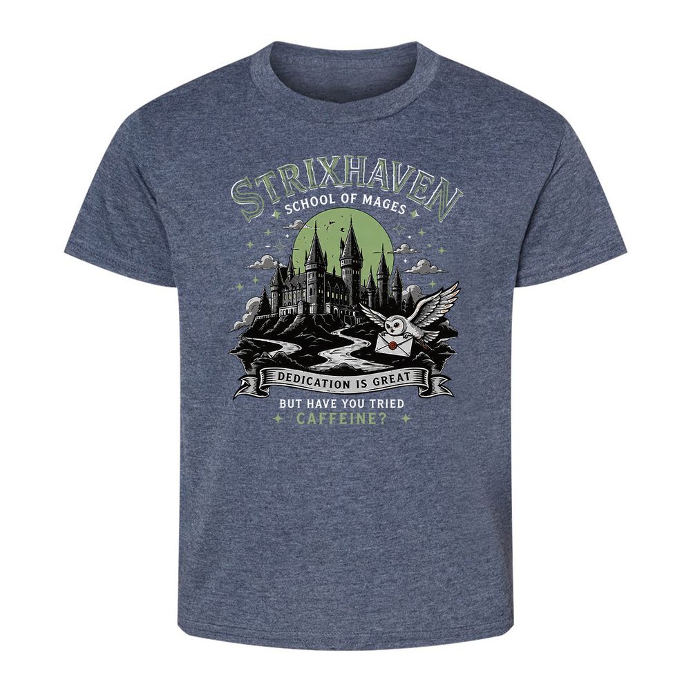 Strixhaven - School Of Mages Kids T-Shirt - Heather Navy - 9