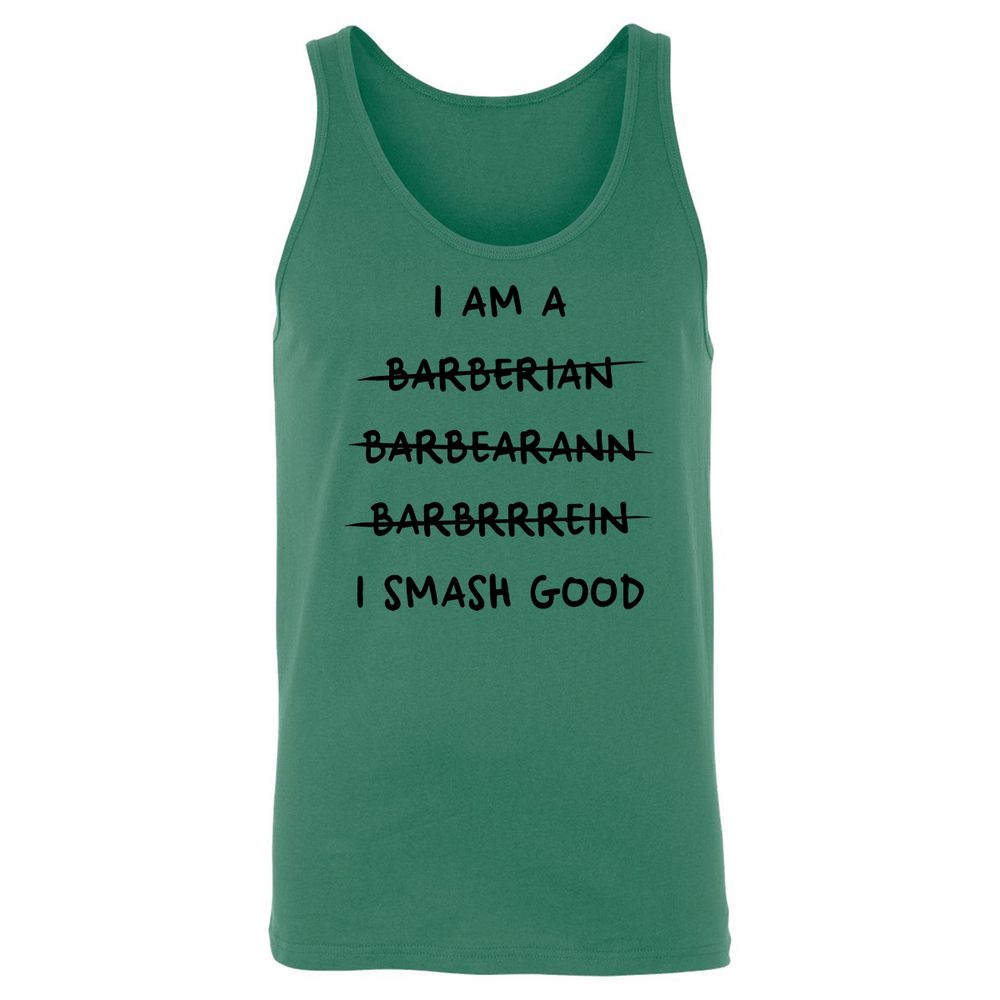 I Am A Barbarian Unisex Jersey Tank - Kelly - 9