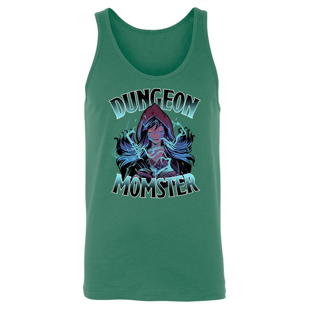 Dungeon Momster Unisex Jersey Tank - Kelly - 9