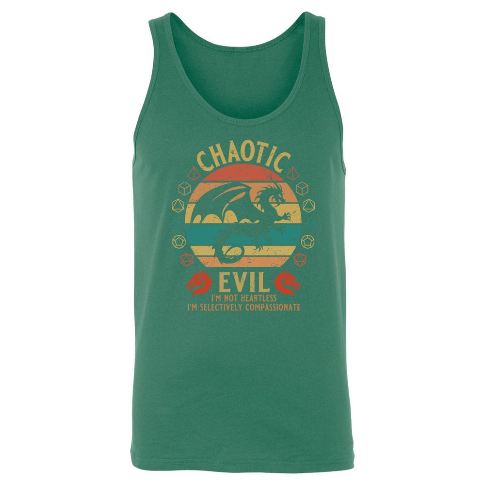 Chaotic Evil Unisex Jersey Tank - Kelly - 9
