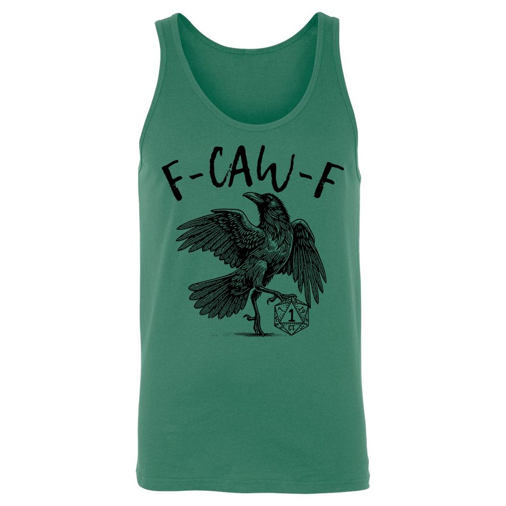 Unisex Jersey Tank - White - Kelly - 9