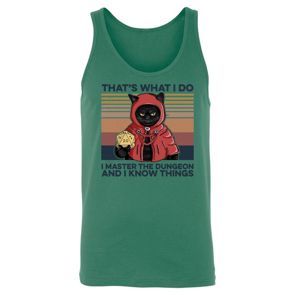 I Master The Dungeons Unisex Jersey Tank - Kelly - 9