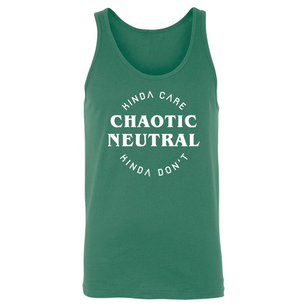Chaotic Neutral Unisex Jersey Tank - Kelly - 9