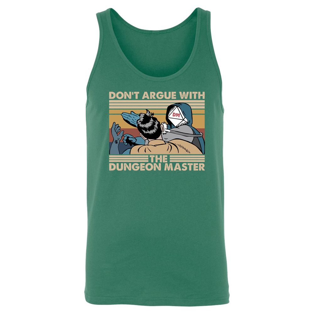 Don't Argue With The DM Unisex Jersey Tank - Kelly - 9