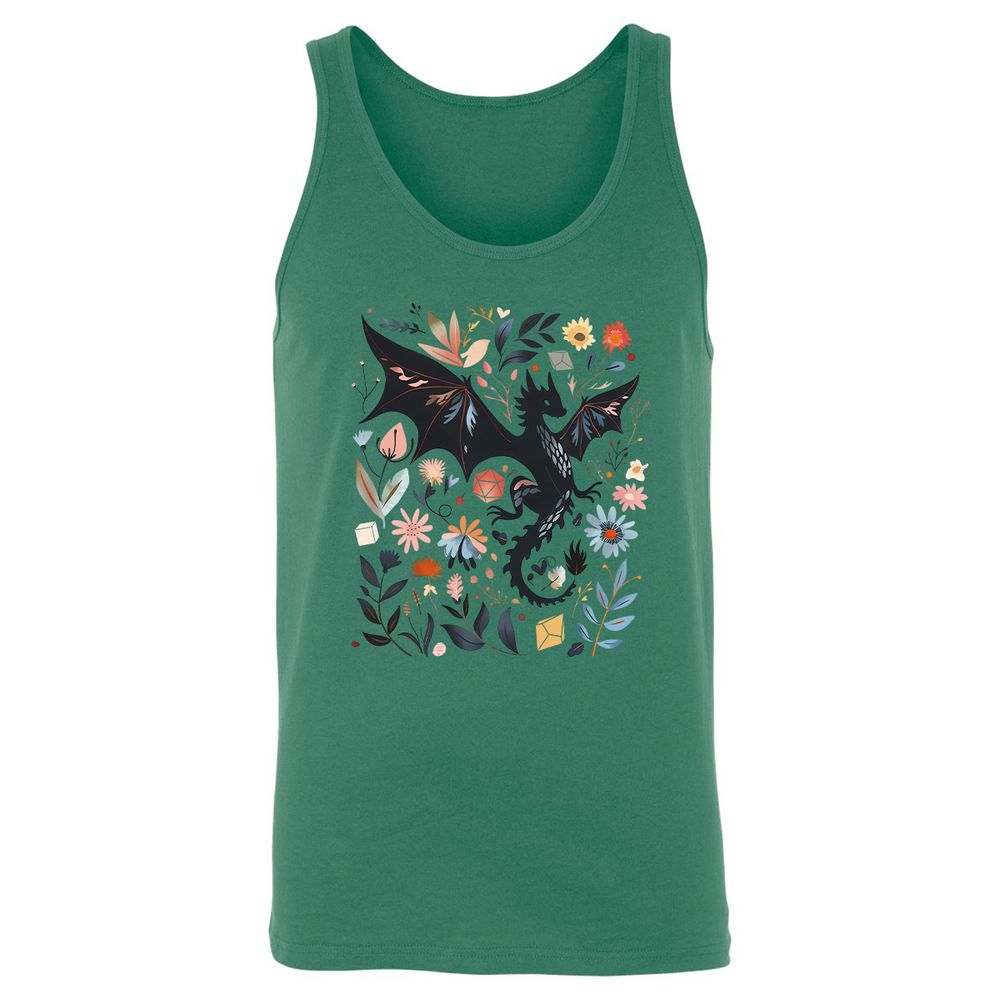 Floral DnD Dragon - Kelly - 9