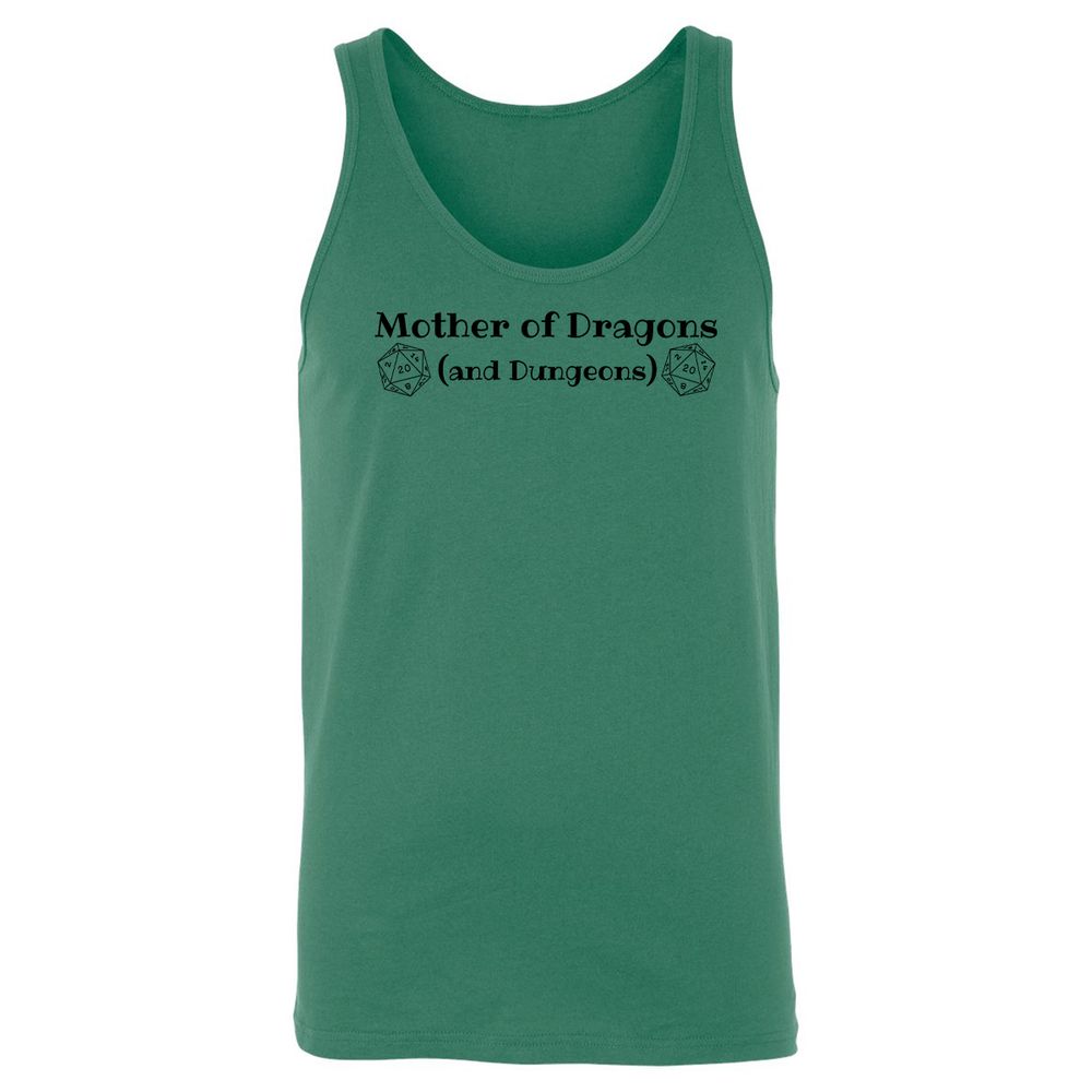 Mother Of Dragons Unisex Jersey Tank - Kelly - 9