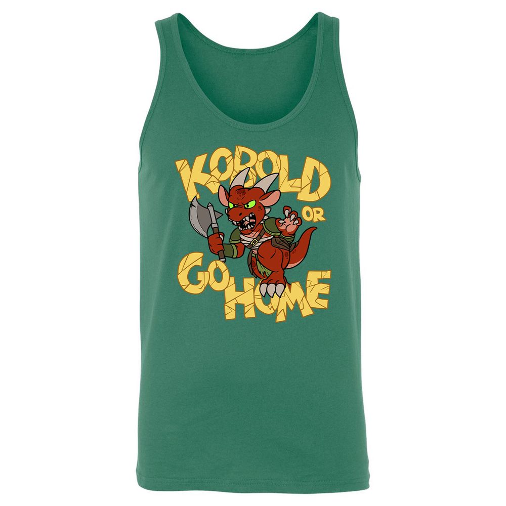 Kobold Or Go Home Unisex Jersey Tank - Kelly - 9