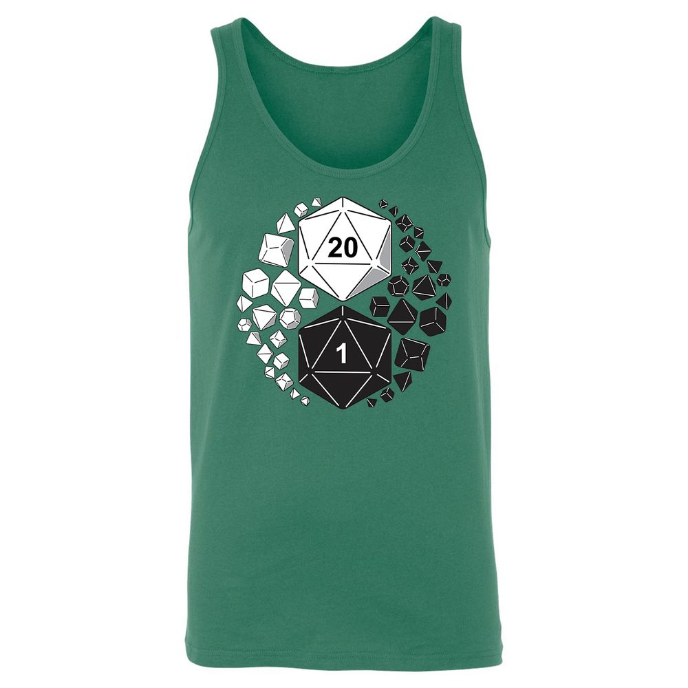 Gaming Yin Yang Unisex Jersey Tank - Kelly - 9