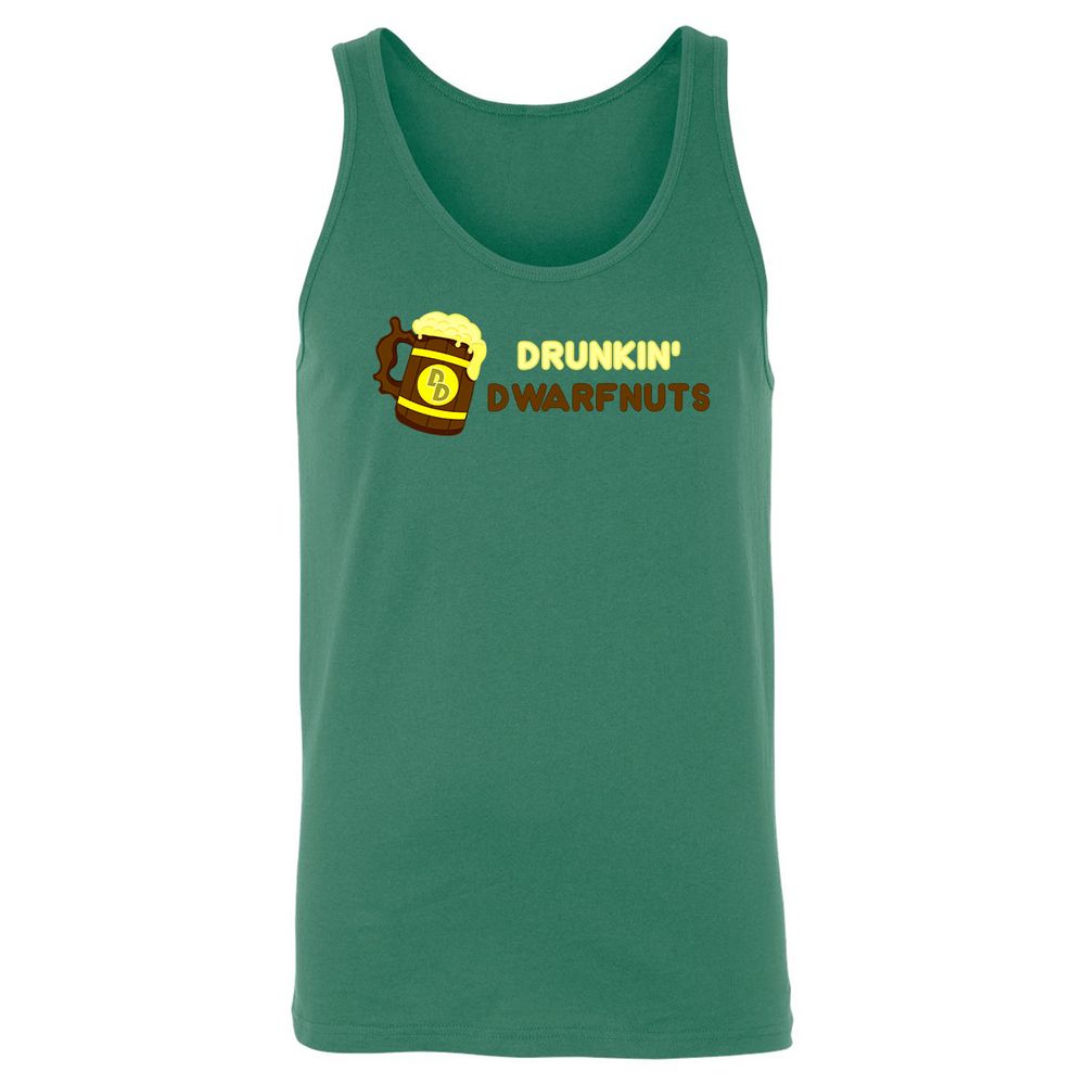 Drunkin' Dwartnuts Unisex Jersey Tank - Kelly - 9