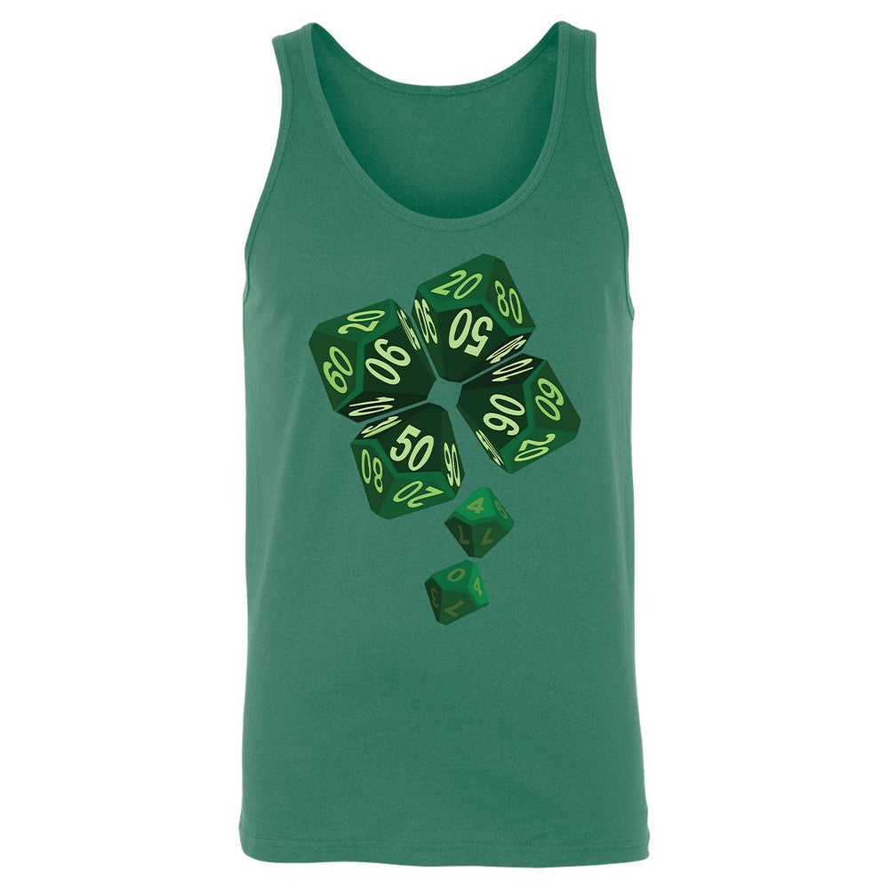Dice Clover Unisex Jersey Tank - Kelly - 9