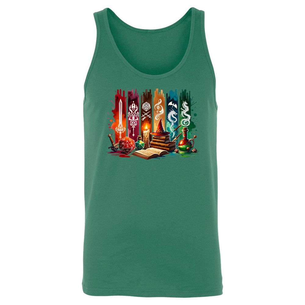 DnD Classes Unisex Jersey Tank - Kelly - 9