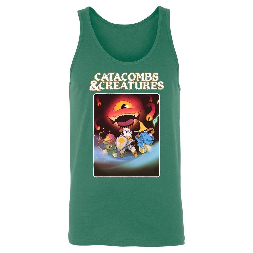Catacombs & Creatures Unisex Jersey Tank - Kelly - 9