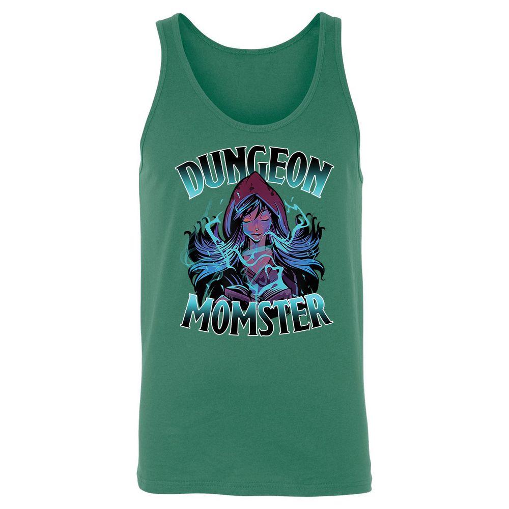 Dungeon Momster Unisex Jersey Tank - Kelly - 9