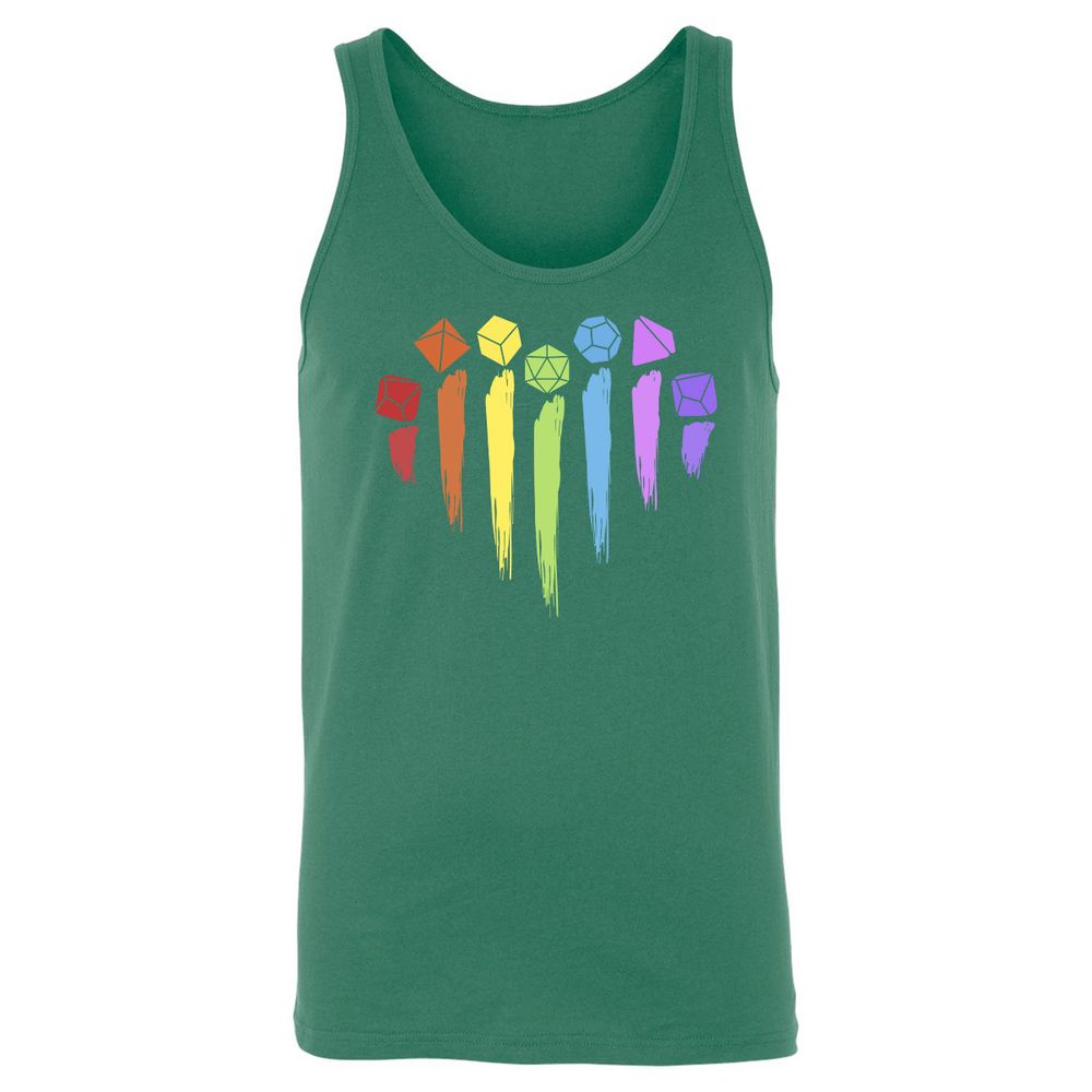 Dice Rainbow Heart Shape - Kelly - 9