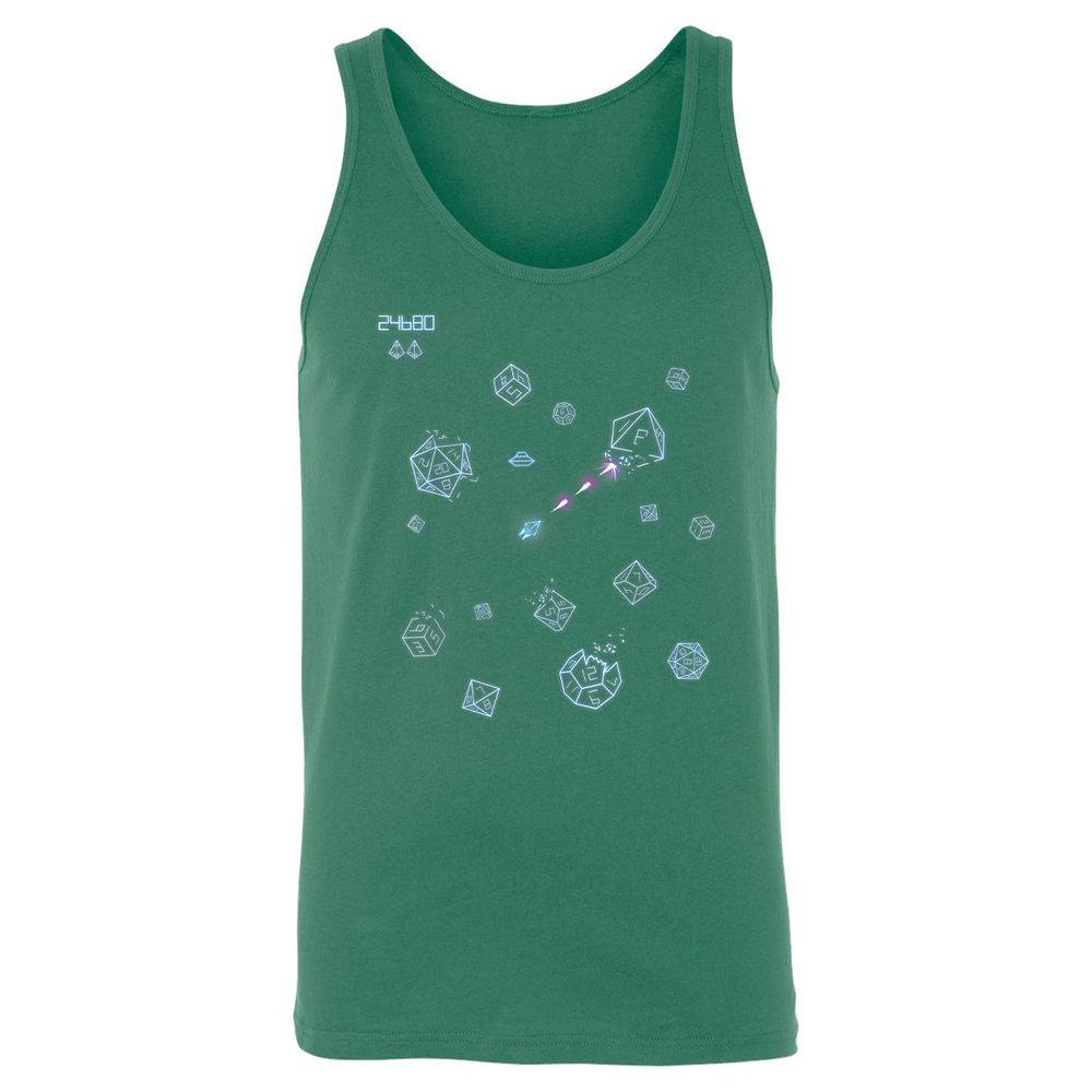 The Dices Game Unisex Jersey Tank - Kelly - 9