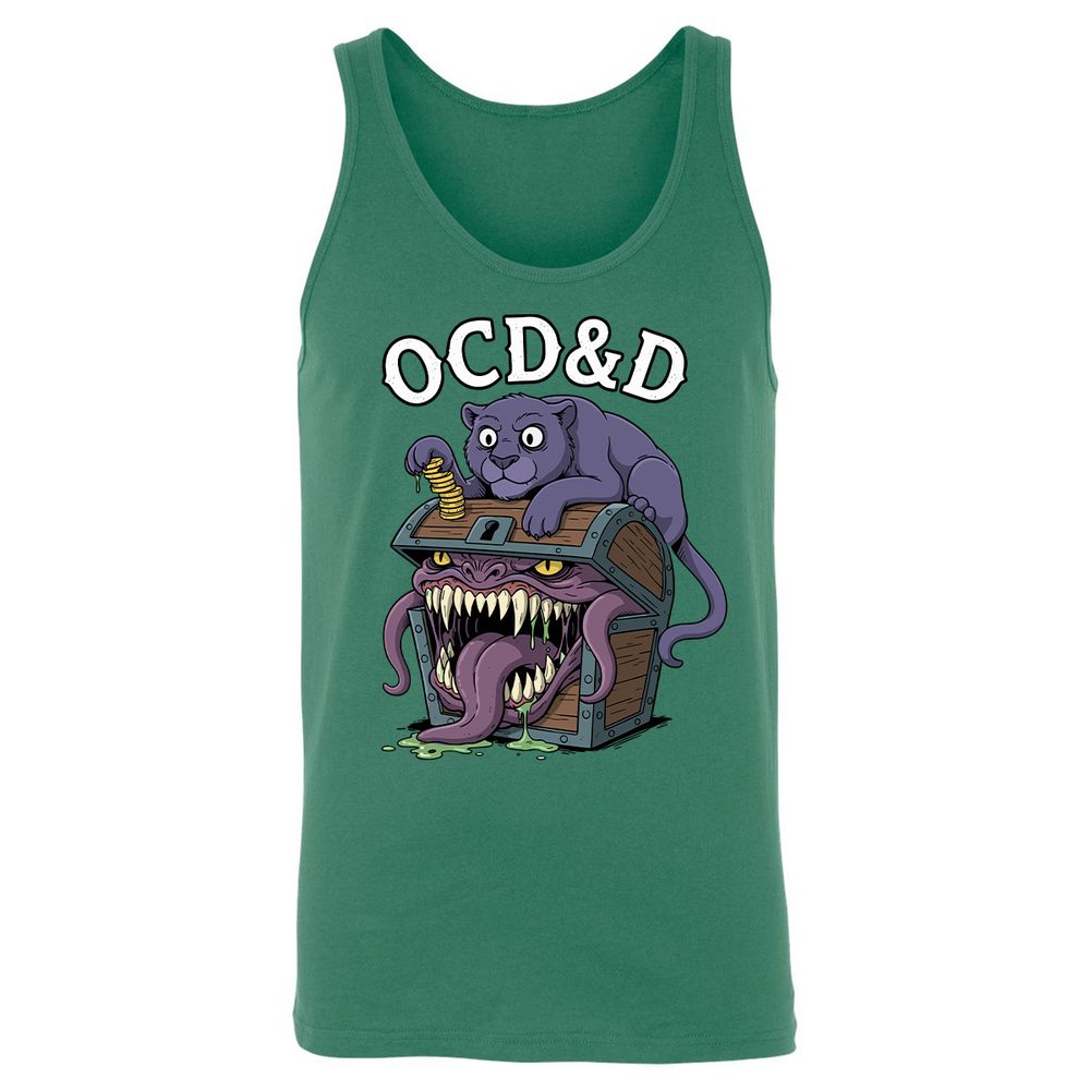 OCD&D Unisex Jersey Tank - Kelly - 9