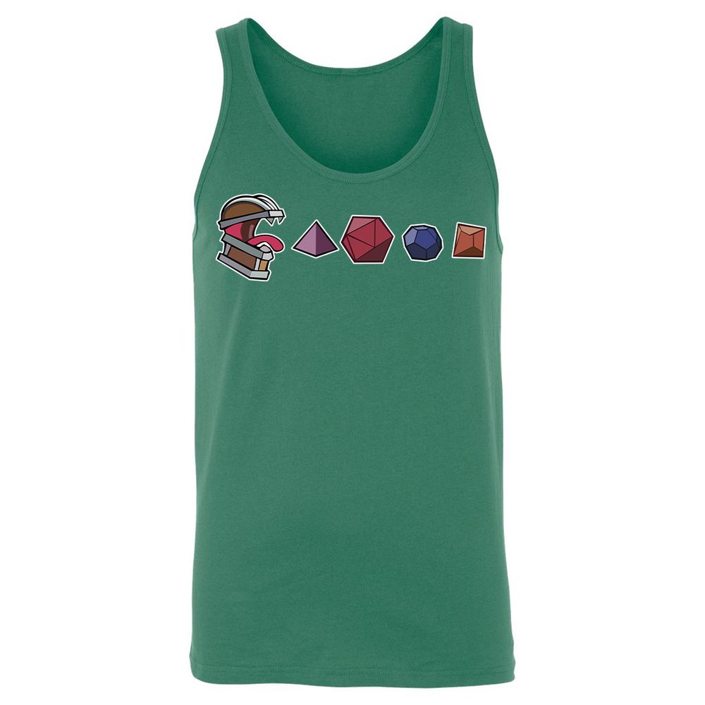 Mimic And Dices Unisex Jersey Tank - Kelly - 9