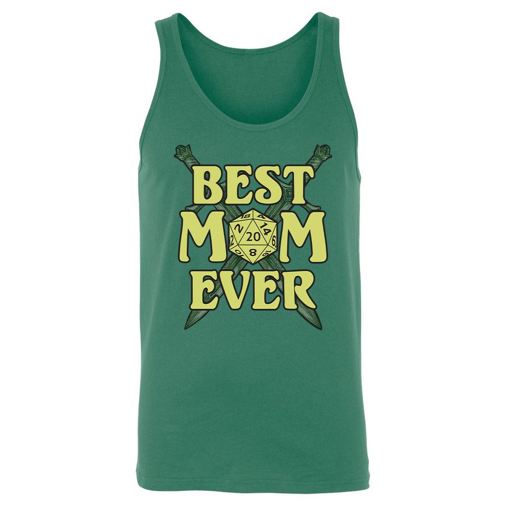 Best Mom Ever Unisex Jersey Tank - Kelly - 9