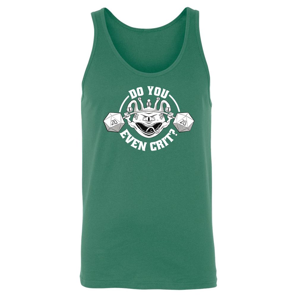 Do You Even Crit Unisex Jersey Tank - Kelly - 9